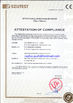 Porcellana YUSH CARTON MACHINE COMPANY Certificazioni